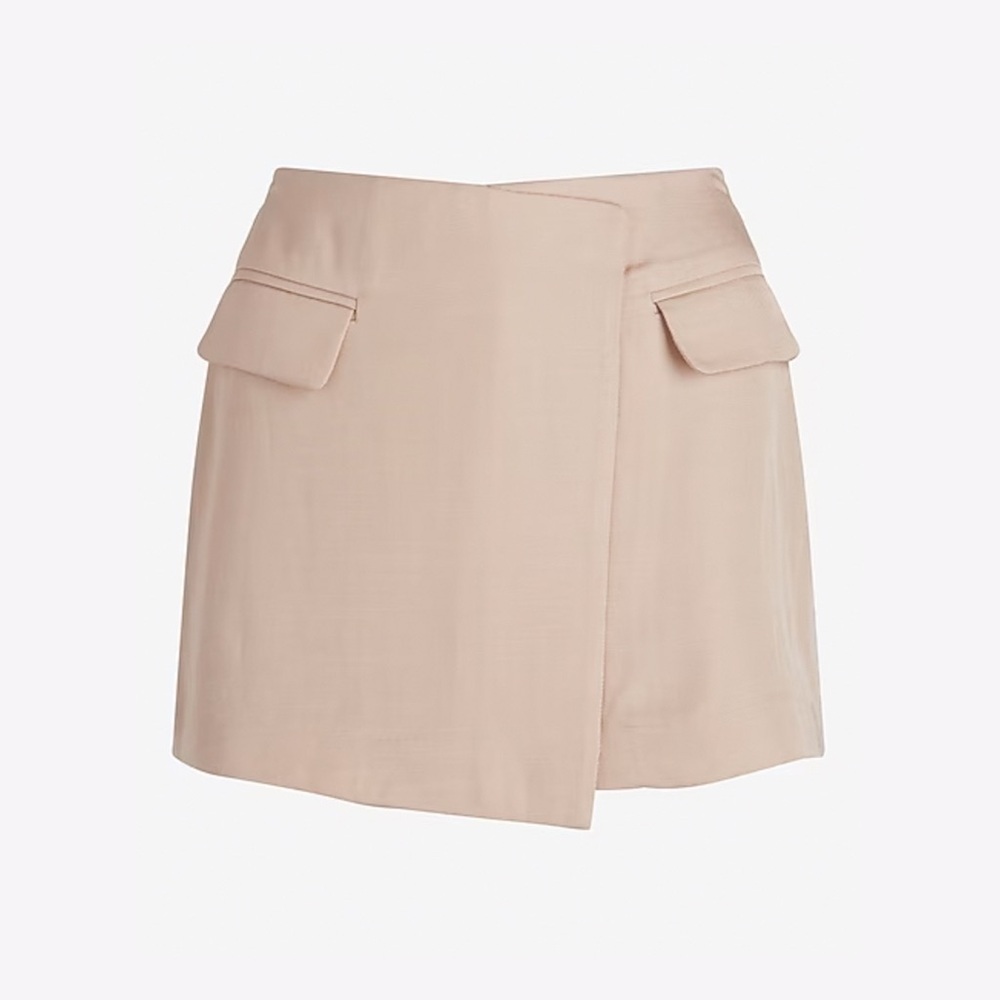 Chic Beige Mini Skort